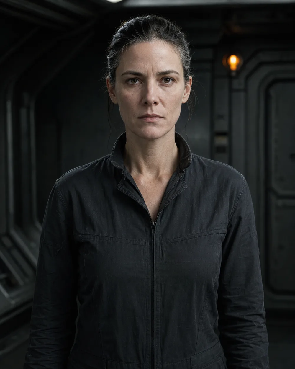 Personnel file portrait of Jennifer Starzek, commanding officer of the research vessel Curiosity