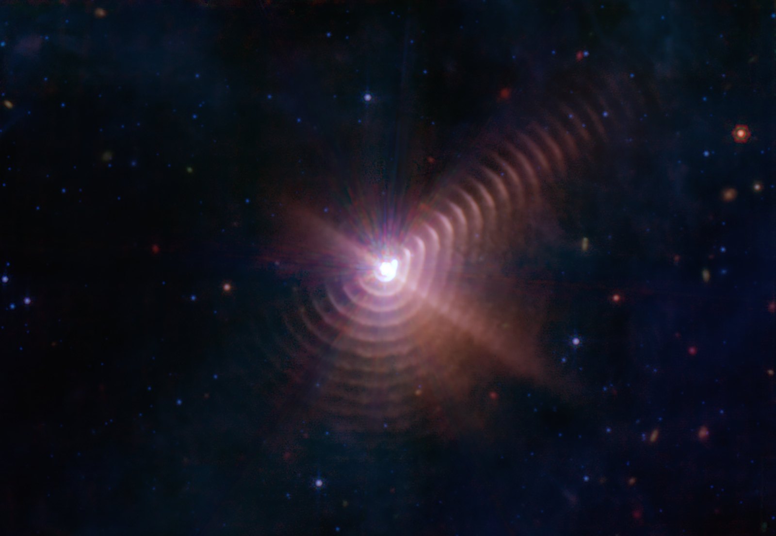 Colliding winds, resolved